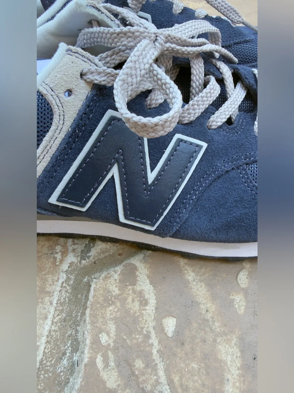 New Balance 574 Classic Navy Suede Sneakers‎ Men’s 11.5 ML574EVN”